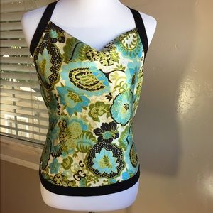 Ann Taylor Drape Neck Sleeveless Blouse